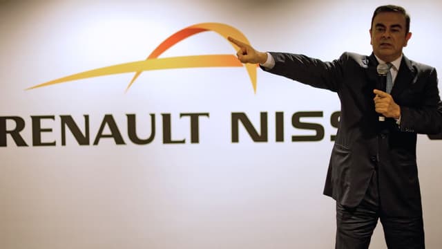 Carlos Ghosn , le PDG de l'alliance Renault-Nissan