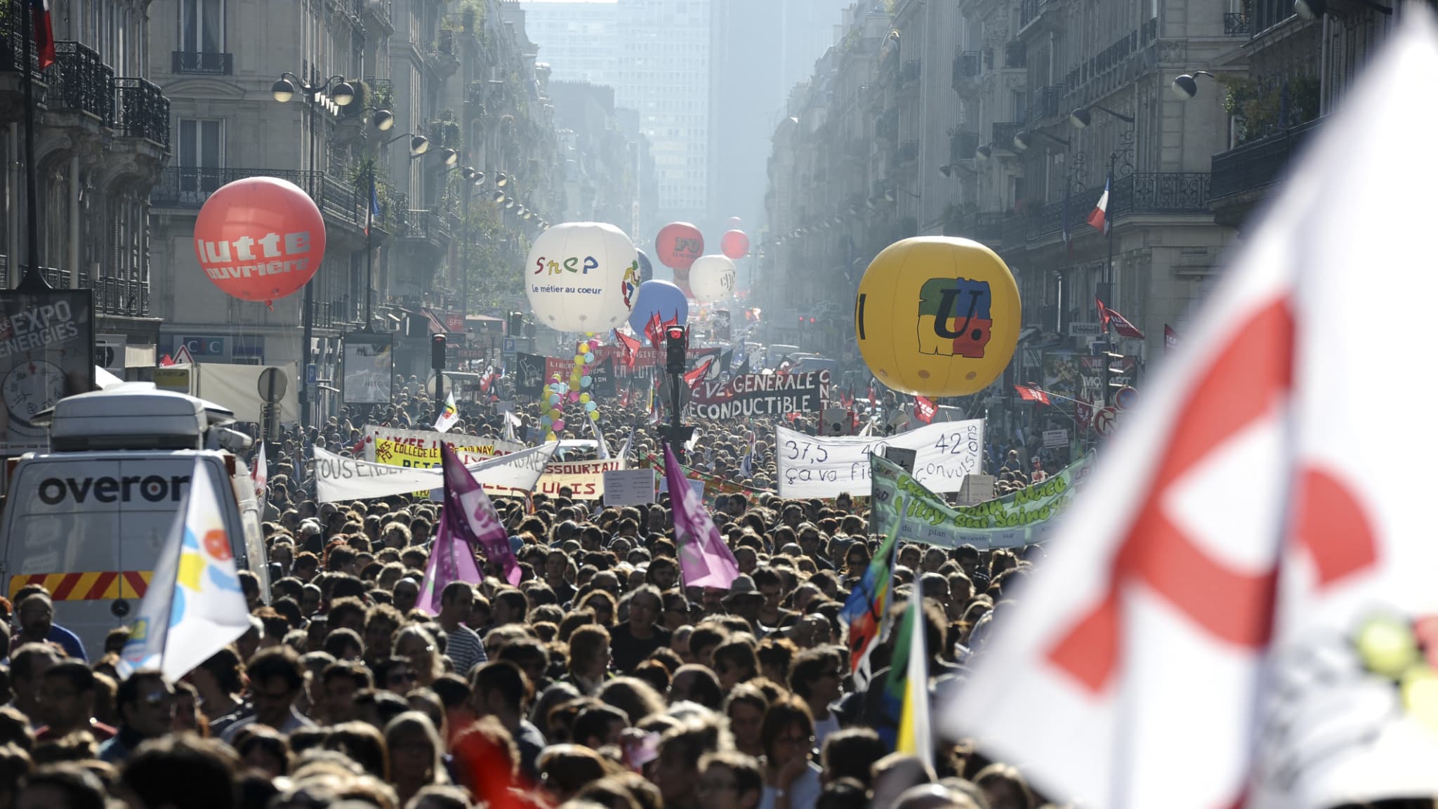 Manifestation contre les retraites du 12 octobre 2010 à Paris Manifestation contre les retraites du 12 octobre 2010 à Paris