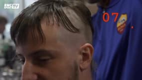 Nainggolan en stage accéléré de coiffure
