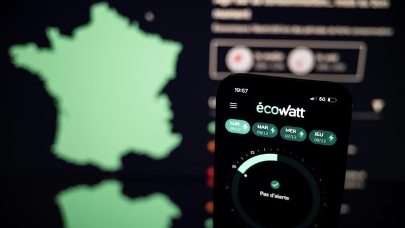 Electricité: la probabilité de recours au signal Ecowatt rouge 