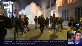 Des échauffourées à la fin de la manifestation parisienne contre la loi "sécurité globale"