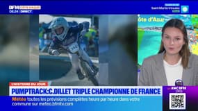 L'histoire du jour avec @ValentineBrvt : Clémence Dillet, triple championne de France de pumptrack