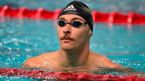 Maxime Grousset aux championnats de France de natation, le 14 juin 2025