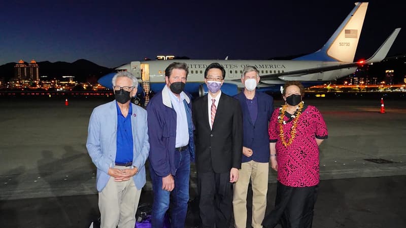 Une délégation du Congrès américain arrive à Taïwan, deux semaines après la visite de Nancy Pelosi