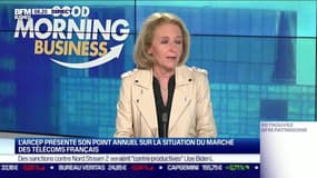 Ce mercredi 26 mai, Laure de La Raudière, présidente de l'Arcep, nous présente la feuille de route de l'Arcep notamment en ce qui concerne la mise en place de la 5G, dans l'émission Good Morning Business présentée par Sandra Gandoin et Christophe Jakubyszyn. Good Morning Business est à voir ou écouter du lundi au vendredi sur BFM Business.
