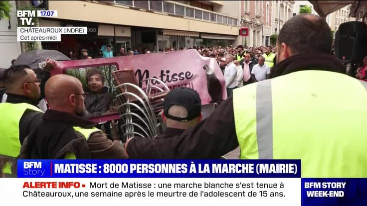 Story 1 : Mort de Matisse, 8 000 personnes à la marche (mairie) - 04/05