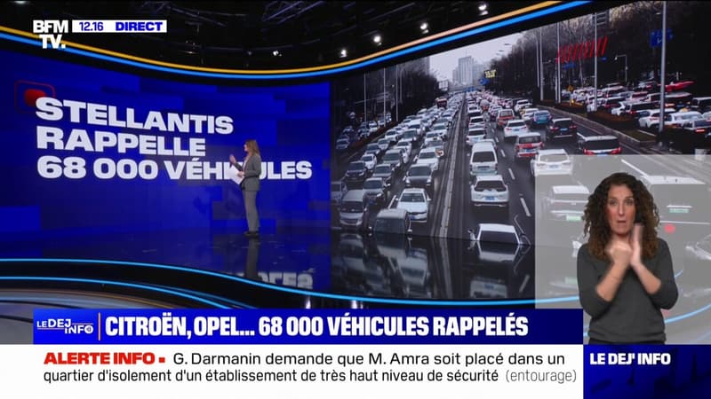 Voitures: Stellantis rappelle 68.000 véhicules Citroën, Opel et Peugeot