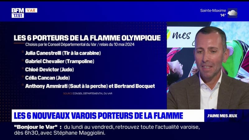 Laurent Bonnet assure que le Var a choisi les meilleurs pour désigner ses porteurs de la flamme olympique
