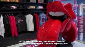 Les Rolling Stones ouvrent leur premier magasin à Londres