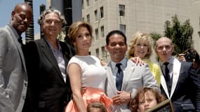 Jennifer Lopez recevait son étoile sur "Walk of fame" à Hollywood, le 20 juin.