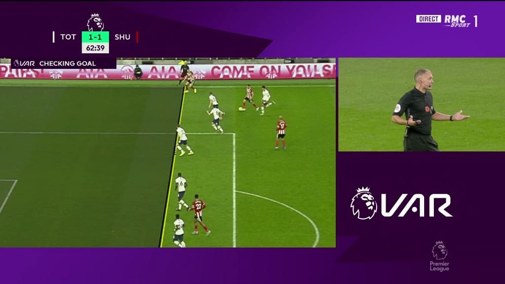 Le VAR a refusé un but à Sheffield Le VAR a refusé un but à Sheffield