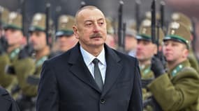 Le président de l'Azerbaïdjan Ilham Aliev, le 30 janvier 2023.