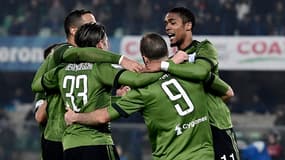 La joie des joueurs de la Juve