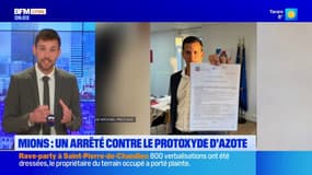 Mions, comme d'autres communes du Grand Lyon, prend un arrêté interdisant le protoxyde d'azote