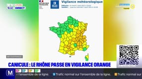 Canicule : le Rhône passe en vigilance orange