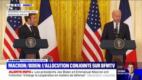 Joe Biden: "La France est un partenaire historique très important"