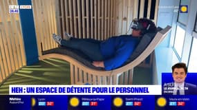 Lyon: un espace de détente pour le personnel de l'hôpital Edouard Herriot