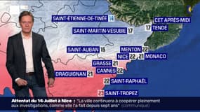 Météo Côte d’Azur:  une journée ensoleillée et plutôt douce, 22°C à Nice 