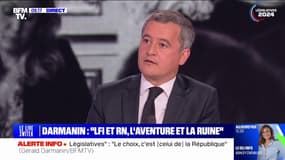 Gérard Darmanin sur Parcoursup: "Ça fait partie des choses qu'on n'a pas bien faites"