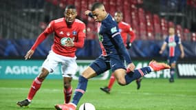 Kylian Mbappé lors du match Brest-PSG, le 6 mars 2021