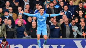 Phil Foden lors de Liverpool-Manchester City en Premier League