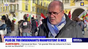 Plus de 700 enseignants ont manifesté ce jeudi à Nice pour réclamer davantage de moyens