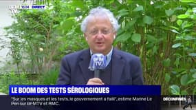 Tests sérologiques: le Pr Serge Gilberg dénonce "un dépistage sauvage"