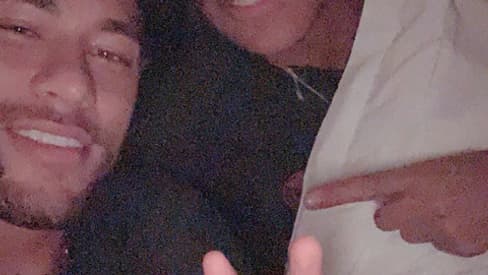 Neymar Jr avec Kylian Mbappé Neymar Jr avec Kylian Mbappé
