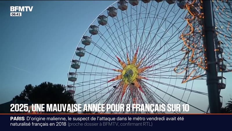 85% des Français pensent que l'année 2025 a été mauvaise pour le pays, selon une étude Ipsos