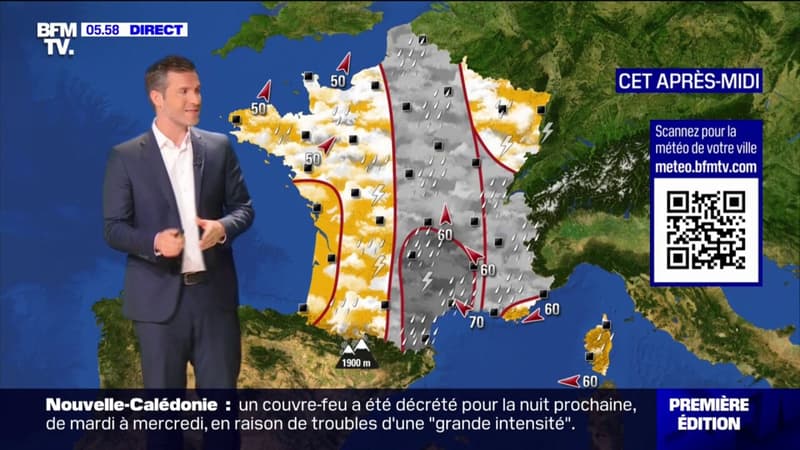 Regarder la vidéo Un temps agité sur toute la France ce mardi, avec des averses sur une large partie du pays