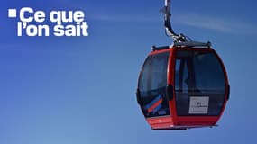 Une cabine téléphérique. (illustration)