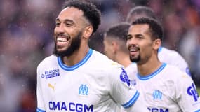 Aubameyang buteur lors d'OM-Montpellier, le 25 février 2024.
