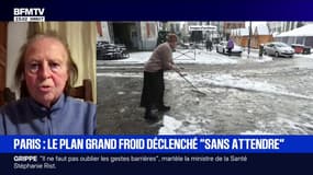 Plan grand froid: "Il faut ouvrir tous les locaux possibles pour qu'il n'y ait personne dans la rue", déclare Henriette Steinberg, secrétaire générale du Secours populaire