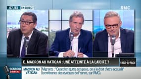 Brunet & Neumann : Emmanuel Macron au Vatican, est-ce une atteinte à la laïcité ? - 26/06