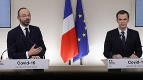 Image d'illustration: le Premier ministre Edouard Philippe et le ministre de la Santé Olivier Véran