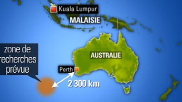 Les débris ont été détectés près des côtes australiennes. Les débris ont été détectés près des côtes australiennes.