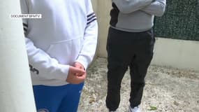 Les deux adolescents à Vitry-sur-Seine. 