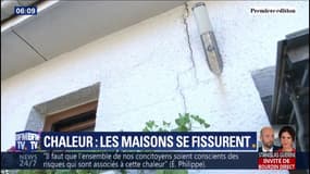 Canicule: des maisons se fissurent à cause de la chaleur