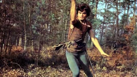 Jean-Claude Drouot dans la série télévisée des années 60: "Thierry La Fronde".