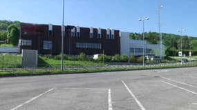 La caserne de pompiers d'Évian-les-Bains. 
