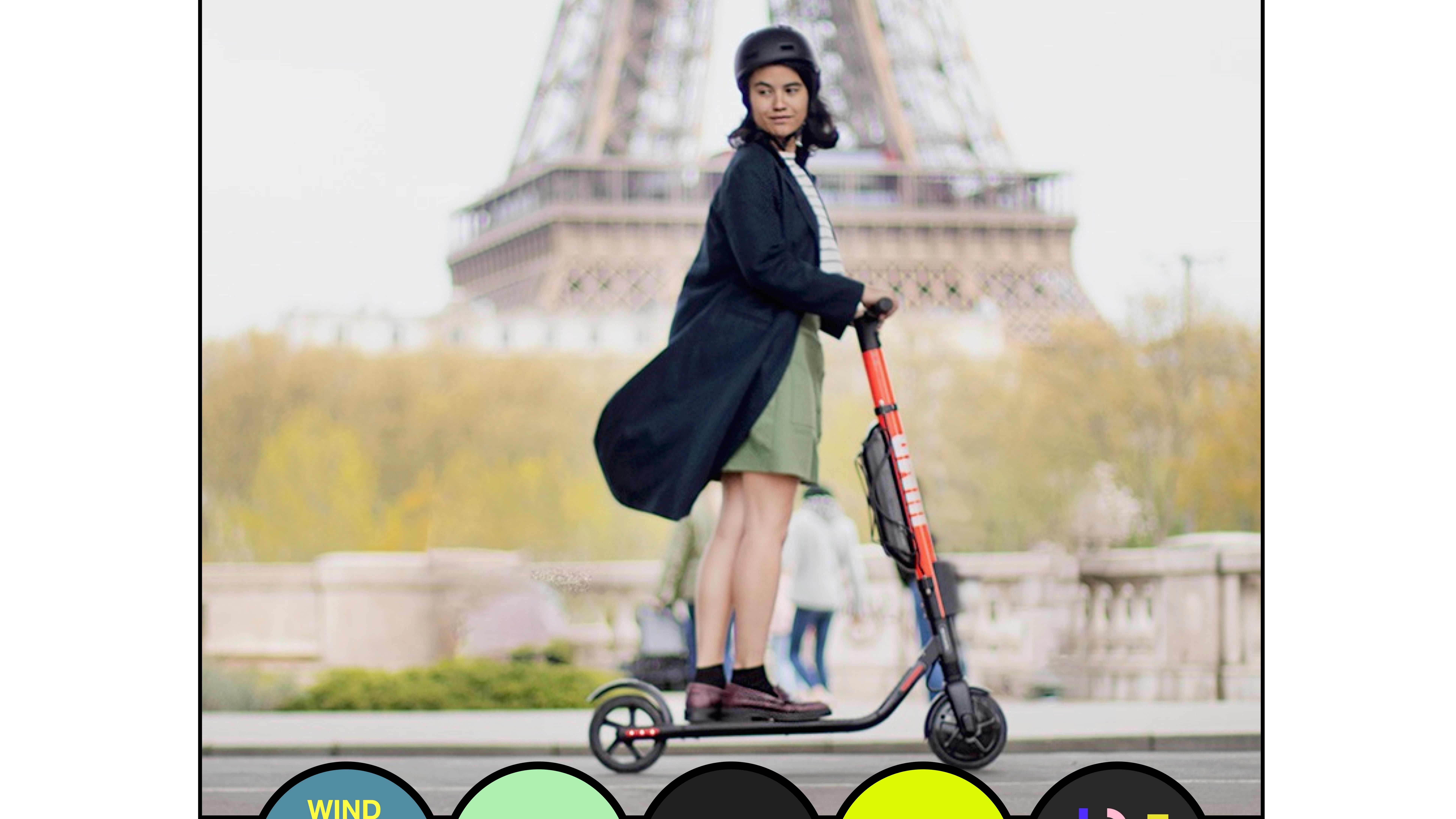 Une trottinette Jump. Une trottinette Jump.