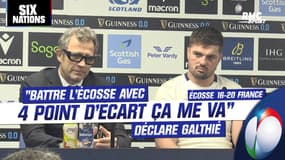 Écosse 16-20 France : "Battre l'Écosse avec 4 point d'écart ça me va", déclare Galthié