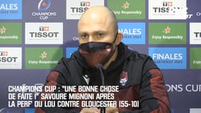 Champions Cup :  "Une bonne chose de faite !" savoure Mignoni après la perf’ du Lou contre Gloucester (55-10)