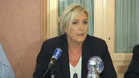 Marine Le Pen ce mercredi en Bretagne.