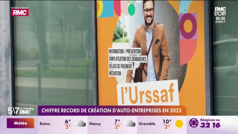 Chiffre record de création d'auto-entreprises en 2025