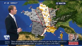La météo pour ce mardi 2 janvier 2018