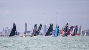 Le départ de la Transat Jacques-Vabre en 2019 du Havre
