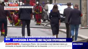 Explosion à Paris: Anne Hidalgo arrive sur place 