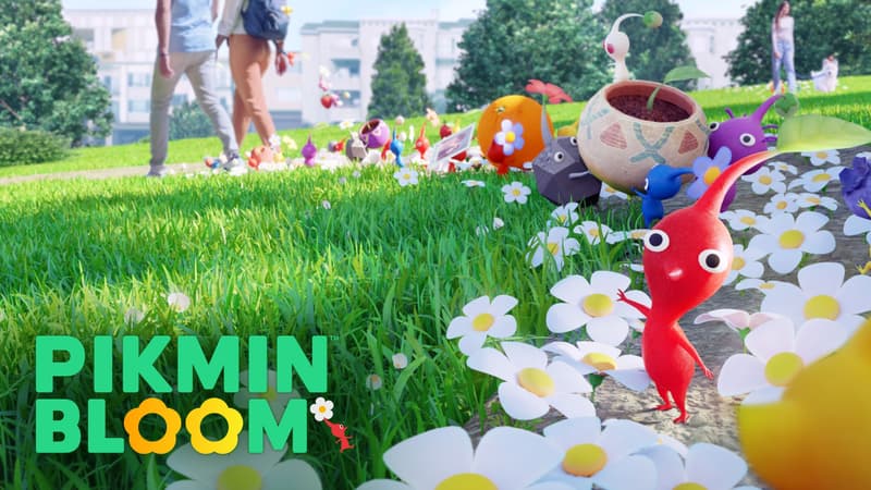Le jeu Pikmin Bloom.