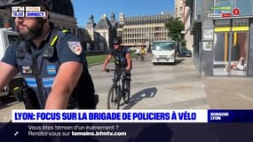 Lyon : focus sur la brigade de policiers à vélo